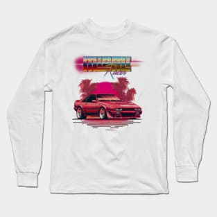 Retro sports car 80's. Miami Racer Long Sleeve T-Shirt